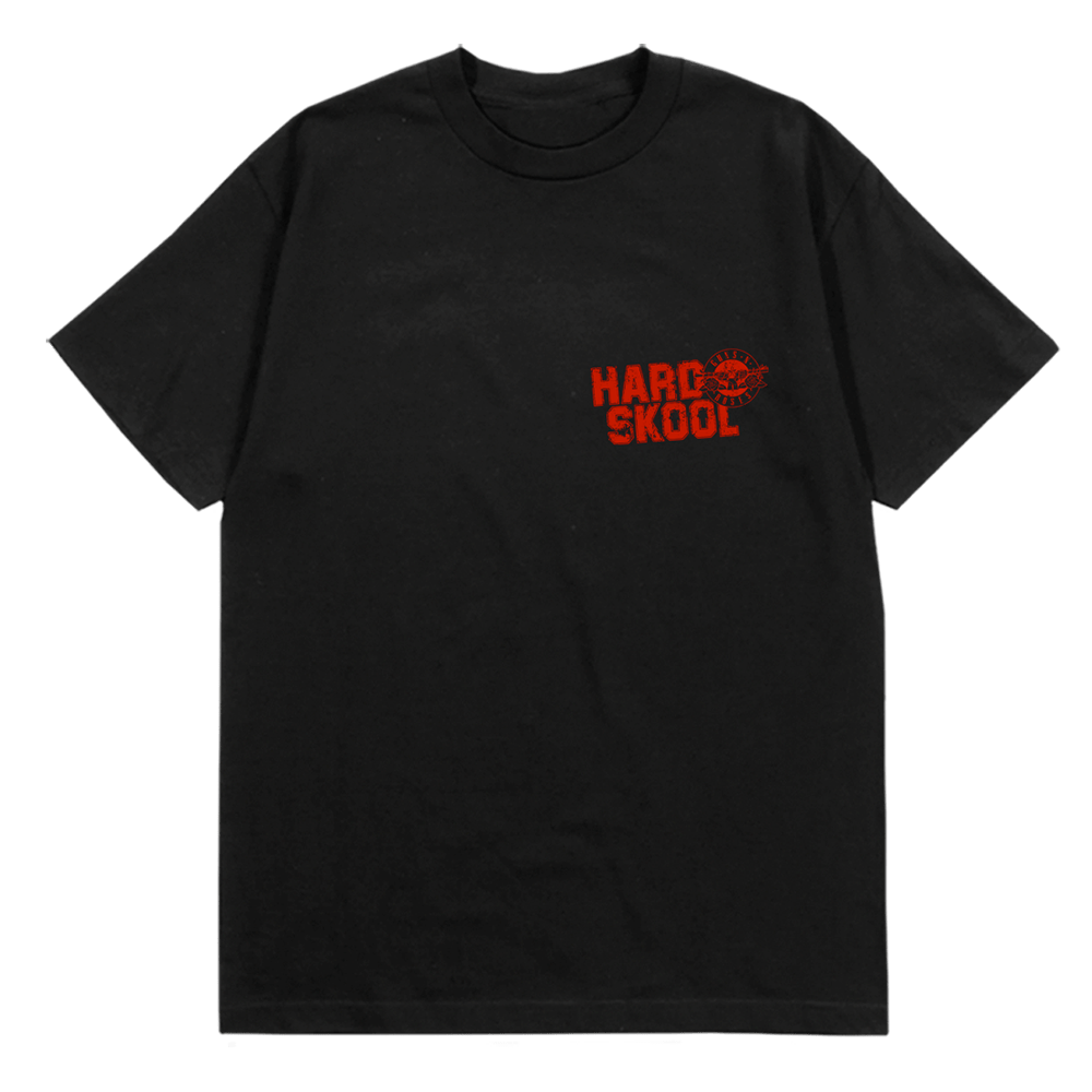 Camiseta Guns N` Roses - Hard Skool (Preta Frente e verso)