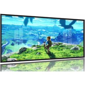 Quadro Decorativos Legends of Zelda 130x60 Moldura Preta 2x2