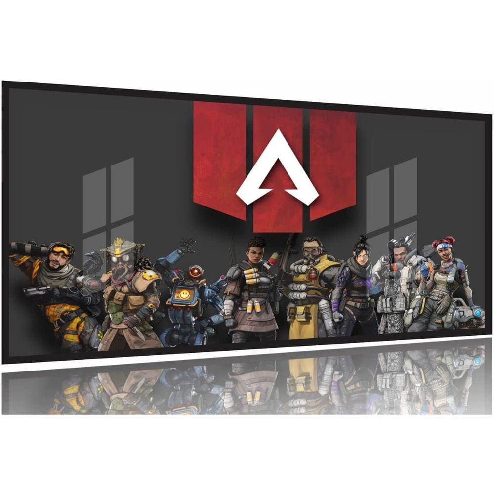 Quadro Decorativos Apex Legends 130x60 Moldura Preta 2x2