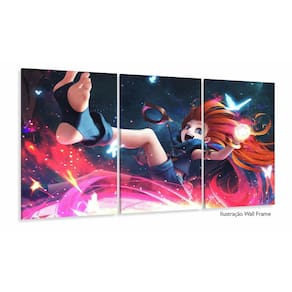 Quadro Decorativos League of Legends com 3 peças 125x60 m02
