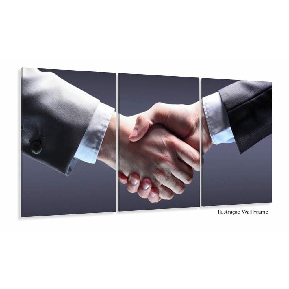 Quadro Decorativo Mundo Dos Negócios Escritorio 120x60 M01