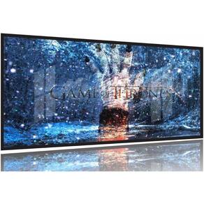 Quadro Decorativos Game of Thrones 130x60 Moldura Preta 2x2