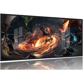 Quadro Decorativos Jogos 130x60 Moldura Preta 2x2