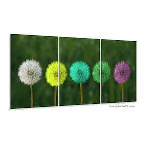 Quadro Decorativo Paisagem Dente de Leão Cores Arte