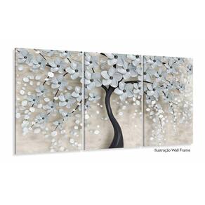 Quadro Decorativo Para Sala Quarto Flores Cerejeiras 120x60
