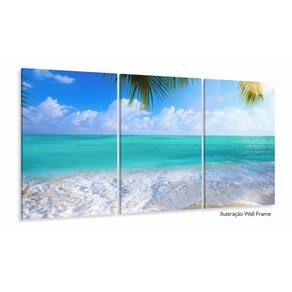 Quadro Decorativo Mar Praia Areia Férias 120x60