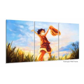 Quadro One Piece Para Quarto 120x60 decorativo Mosaico