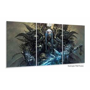 Quadro Decorativos Warcraft Com 3 Peças 125x60 M03