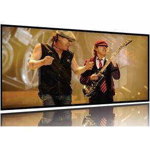 Quadro Decorativo - Ac Dc Show - 130x60 Moldura Preta 2x2