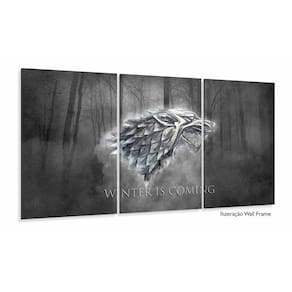 Quadro Decorativos Game of Thrones com 3 peças 125x60
