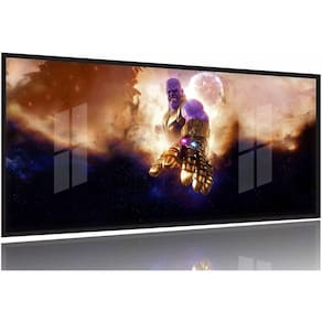 Quadro Decorativo Thanos 130x60 Moldura Preta 2x2