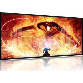 Quadro Decorativo Lord Of The Rings 130x60 Moldura Preta 2x2