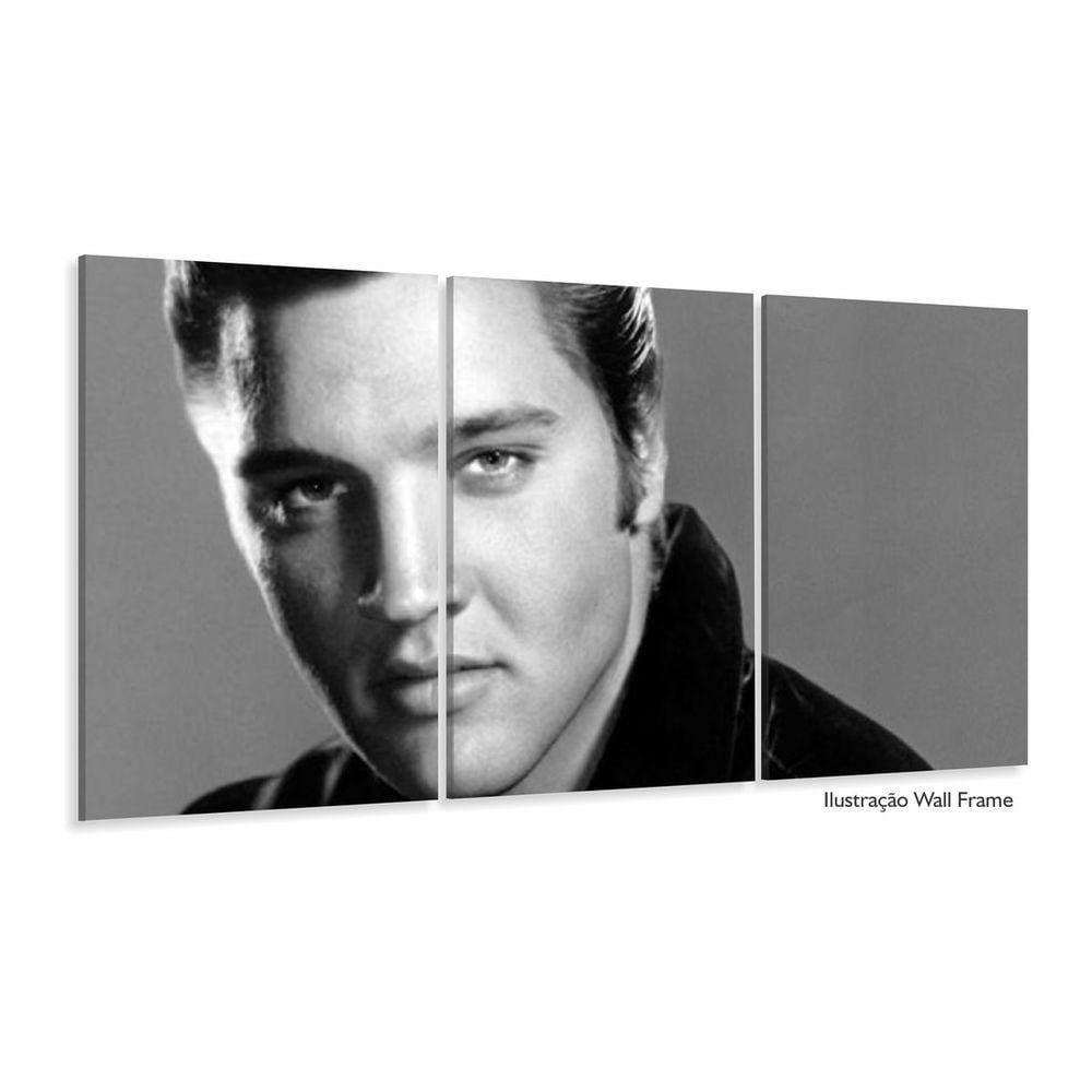 Quadro Decorativo Elvis Presley - Retrô - Tela em Tecido