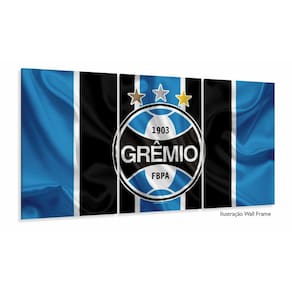 Quadro Decorativo Sala Quarto Escritório Grêmio Bandeira 120