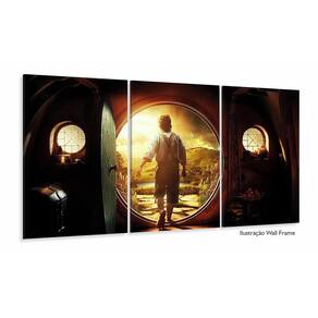 Quadro decorativo Casa Hobbit Filmes Tela em Tecido 120x60