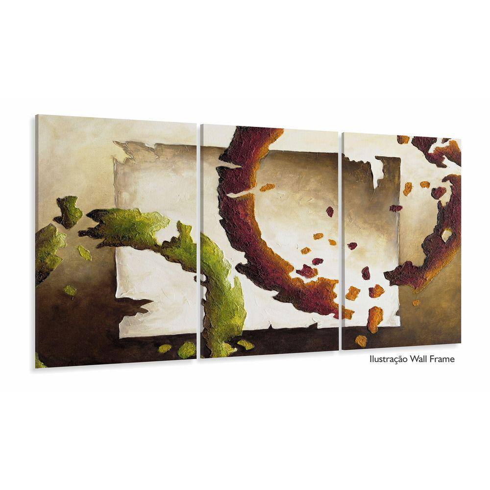 Quadro Decorativo judiciario Escritório 3 Peças 120x60