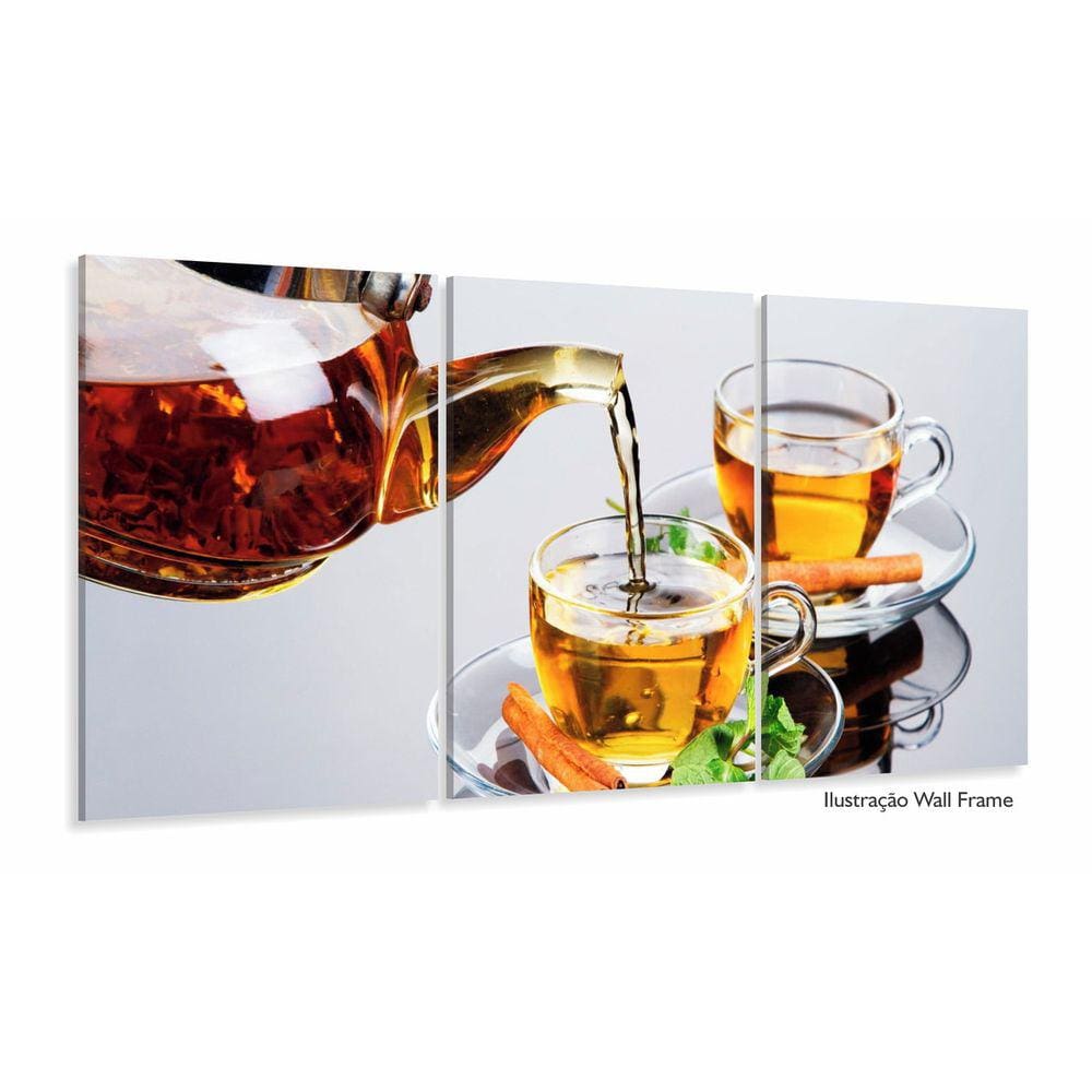 Quadro Decorativo Comidas Bebidas Restaurantes Bolos 3 peças
