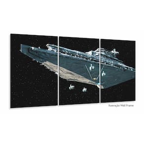Quadro Decorativo Star Wars A5 120x60 cm em tecido