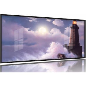 Quadro Decorativo Pintura Farol Vertical 120x60 3 Peças