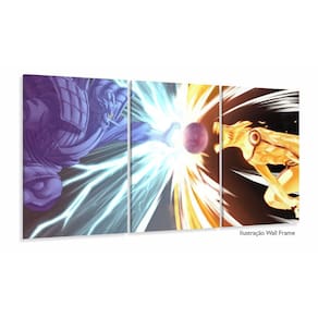 Quadro decorativo Susanoo e Kurama Naruto - Tela em Tecido 3
