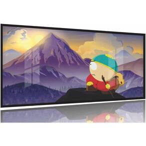 Quadro Decorativo South Park 130x60 Moldura Preta 2x2