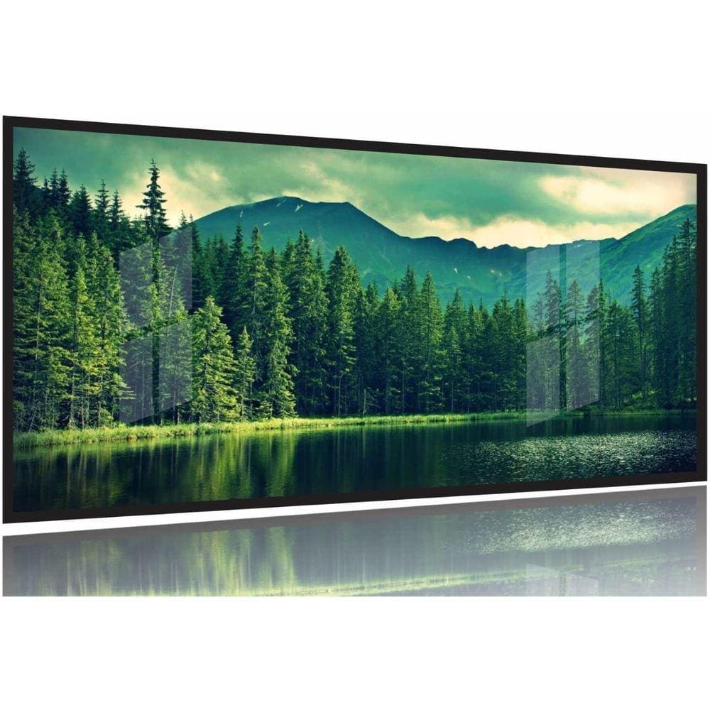 Quadro Decorativo Natureza130x60 Moldura Preta 2x2