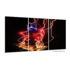 Quadro Decorativo DJ 130x65 cm em tecido decorativo