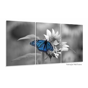 Quadro Decorativo 120x60 Sala Quarto Borboleta