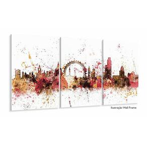 Quadro Decorativo Color Mosaico Em Tecido 120x60