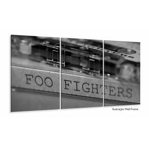 Quadro Decorativo Foo Fighters 120x60 3 pçs