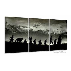 Quadro Decorativo Lord Of The Rings 3 peças 120x60