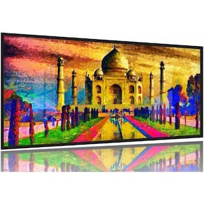 Quadro Decorativo 130x60 Sala Quarto Arte Índia Taj Mahal 1
