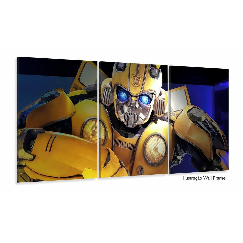 Quadro Decorativo Sala Quarto Escritório Bumblebee 120x60