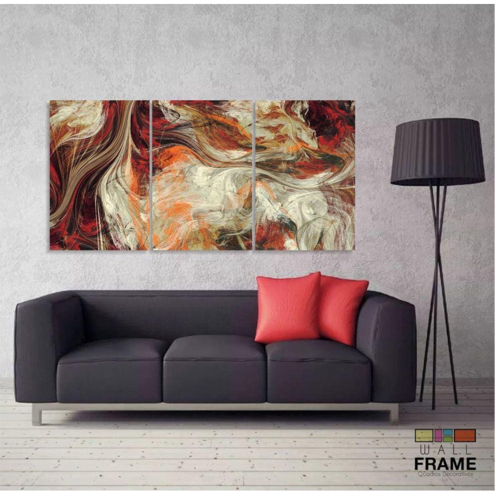 Quadro Decorativo Abstrato Moderno Sala Quarto 120x60