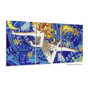 Quadro Em Tecido Beatle.s Lucy In The Sky With Diamonds 120x