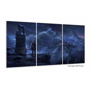 Quadro Decorativos Elder Scrolls com 3 peças 120x60 cm