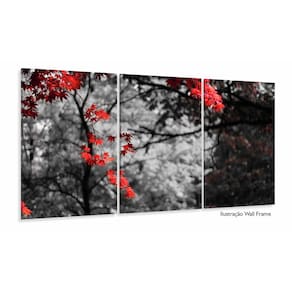 Quadro Decorativo Outono Paisagem 3 pçs 120x60