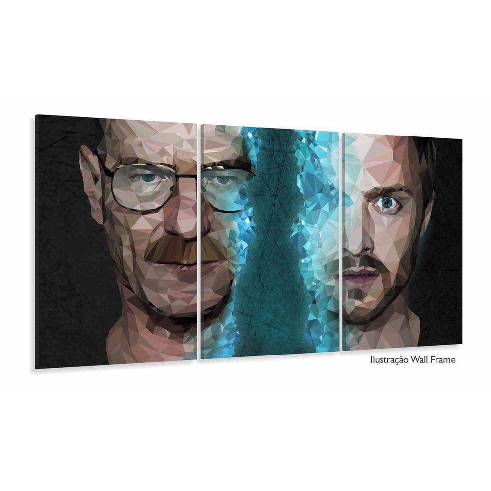 Quadro Decorativo Breaking Bad 3 pç 120x60