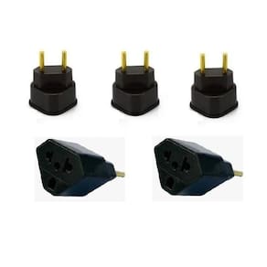 Kit 3 Adaptador Tomada Triangular, Tê , Pino - 20 Amperes