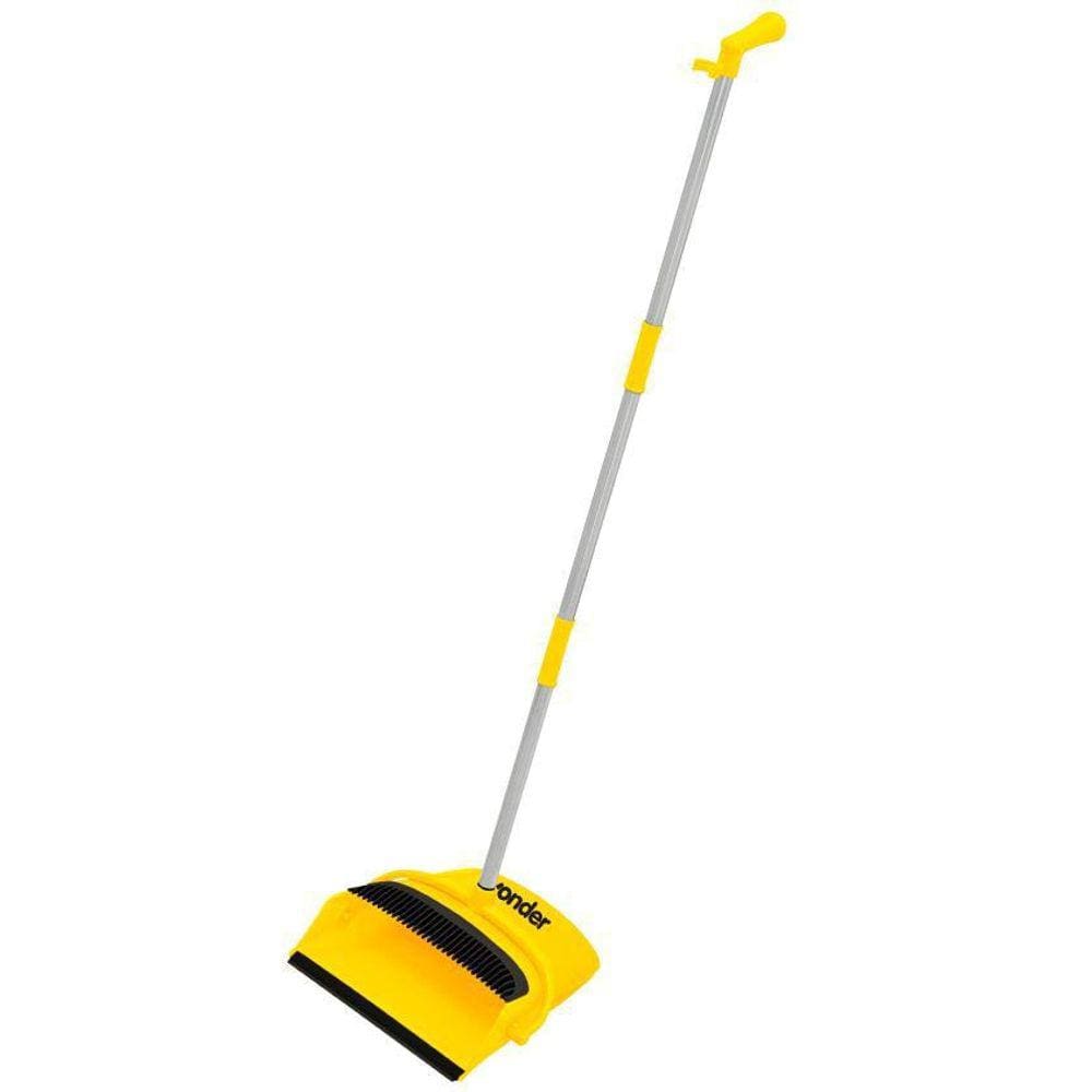 Pá Coletora Lixo Poeira Com Cabo Vonder Para Uso Doméstico