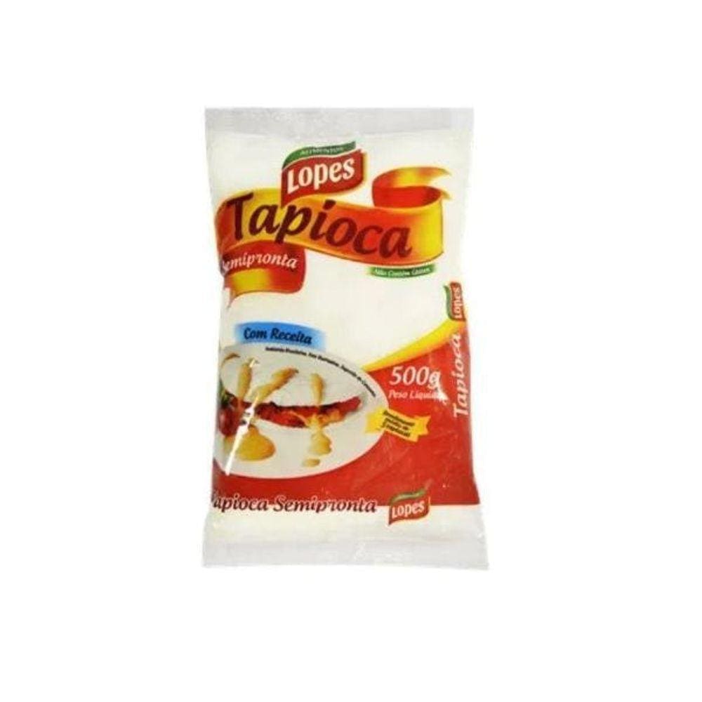 Tapioca Semipronta Alimentos Lopes 500Gr
