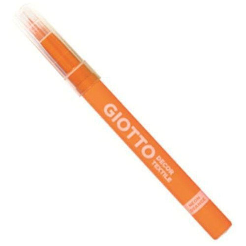 Caneta Permanente Para Tecido Textil Marker - Laranja