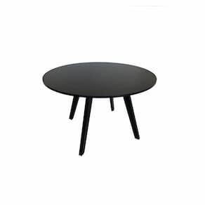 Mesa de Jantar Redonda Paris Preta Ref. 050 120P VivaLigna