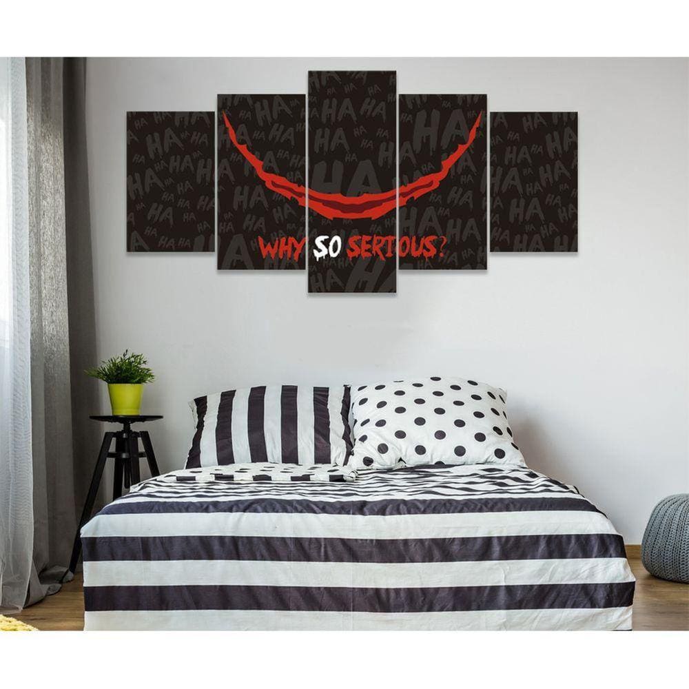 Quadro Decorativo Sala Quarto Escritório Why So Serious