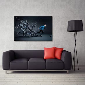 Quadro Cristiano Ronaldo Esportes com Tela em Tecido