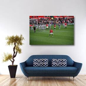 Quadro Cristiano Ronaldo Falta decorativo com B Tela em Tecido