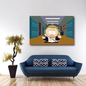 Quadro South Park decorativo Tela em Tecido