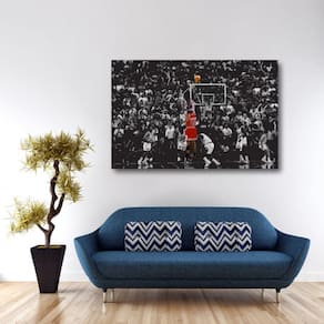 Quadro Michael Jordan Basquete Sexta Tela em Tecido