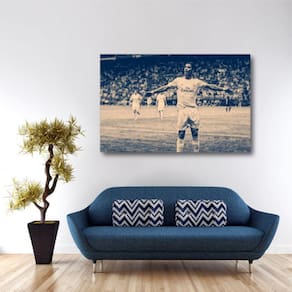 Quadro decorativo Cristiano Ronaldo com Tela em Tecido 2