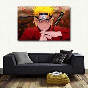 Quadro decorativo Naruto Uzumaki - Tela em Tecido